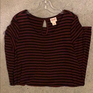 striped t-shirt dress